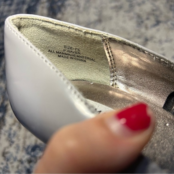 Steve Madden P-Raven Gray Platform Heels Size 7.5 - Picture 16 of 16